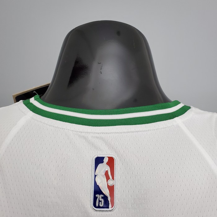 Jayson Tatum Boston Celtics 75th Anniversary Swingman Jersey White