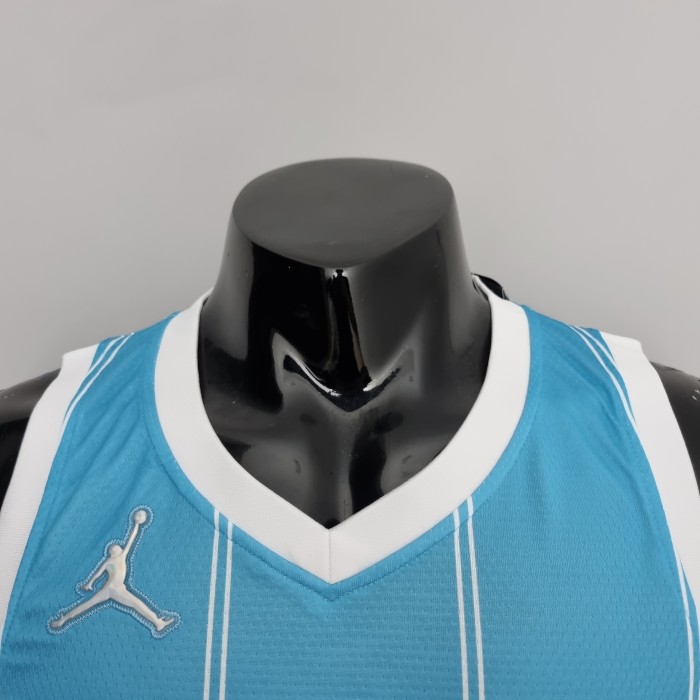 LaMelo Ball Charlotte Hornets 75th Anniversary Swingman Jersey Blue