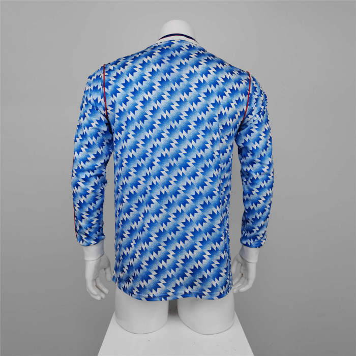 Manchester United Away Long Sleeve Retro Jersey 90/92