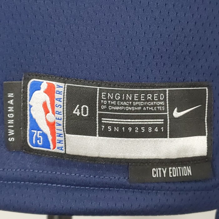 Tyrese Maxey Philadelphia 76ers 2022 City Edition Swingman Jersey Royal Blue