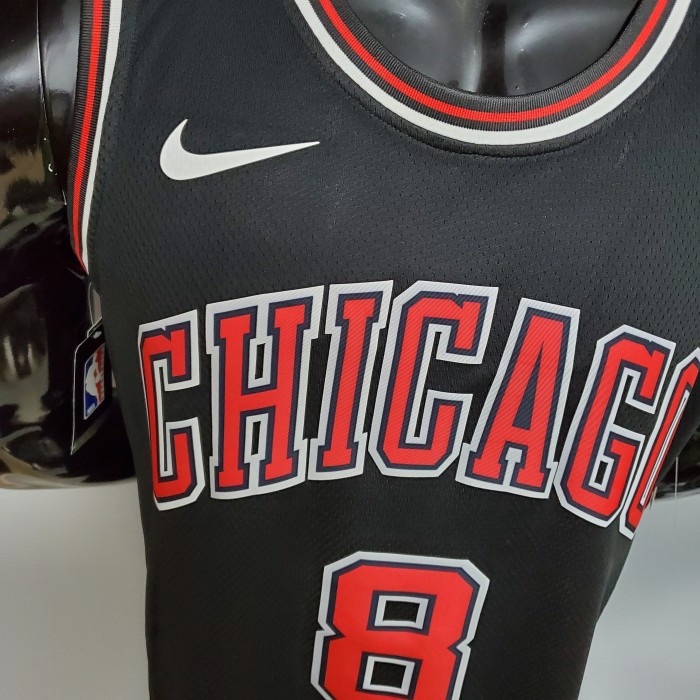 Zach LaVine Chicago Bulls Swingman Jersey Black