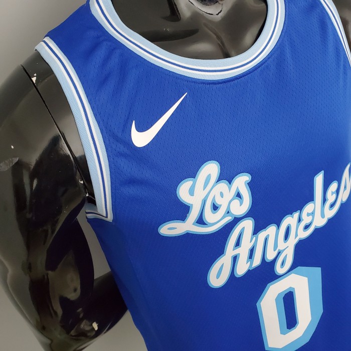 Russell Westbrook Los Angeles Lakers 2020/21 Swingman Jersey Retro Blue