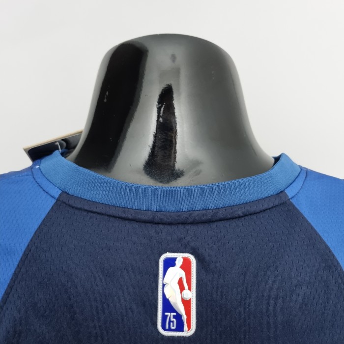 Anthony Edwards Minnesota Timberwolves 75th Anniversary Swingman Jersey Blue