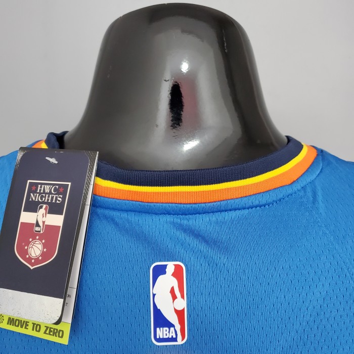 Paul George Oklahoma City Thunder Swingman Jersey Blue