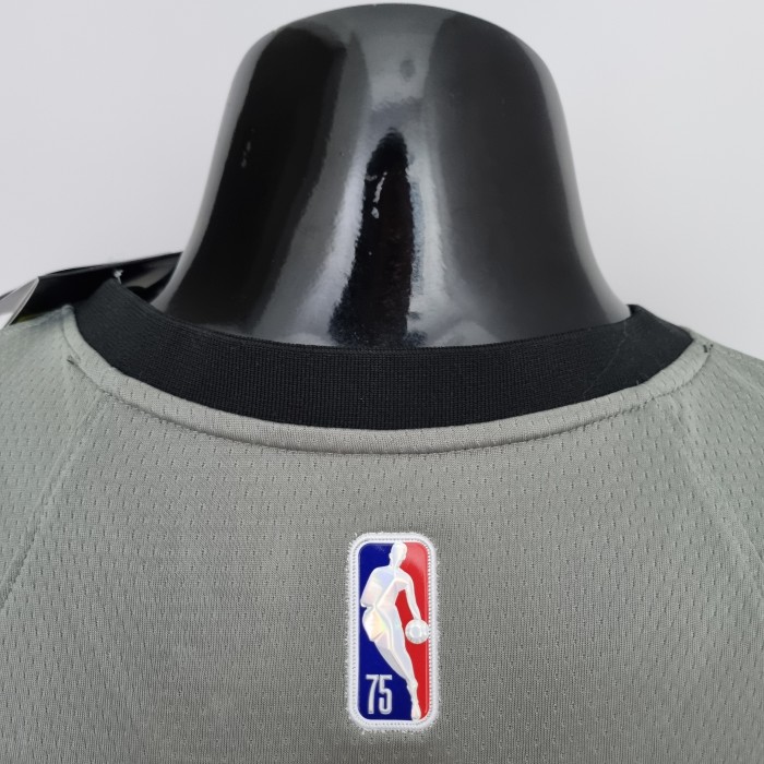 Kevin Durant Brooklyn Nets 75th Anniversary Swingman Jersey Gray