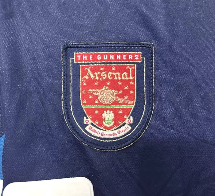 Arsenal Away Long Sleeve Retro Jersey 1995/96