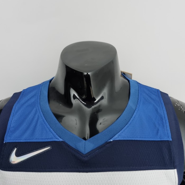 D'Angelo Russell Minnesota Timberwolves 75th Anniversary 2022 Swingman Jersey Blue