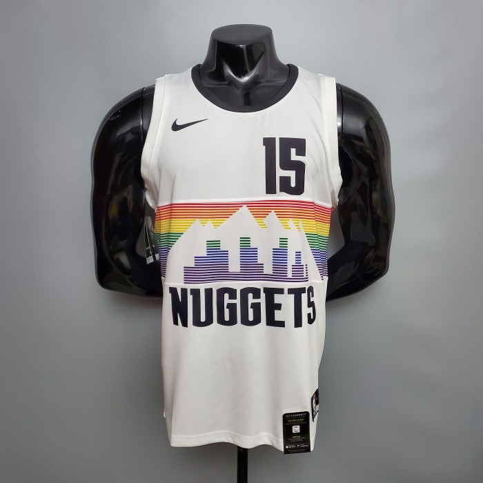 Nikola Jokic Denver Nuggets City Edition Swingman Jersey White