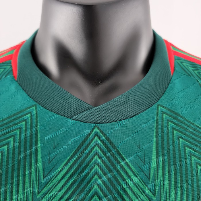 Mexico 2022 World Cup Home Player Version Man Jersey