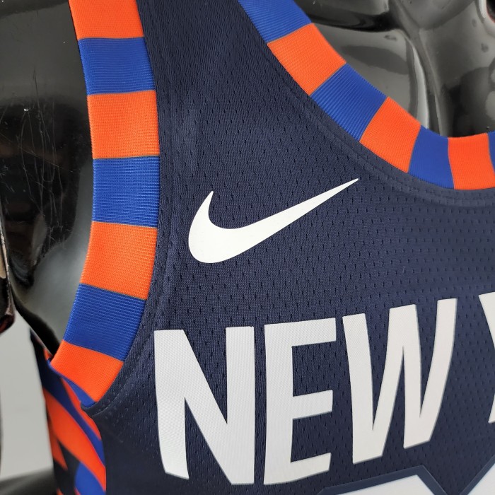 Julius Randle New York Knicks City Edition Striped Swingman Jersey