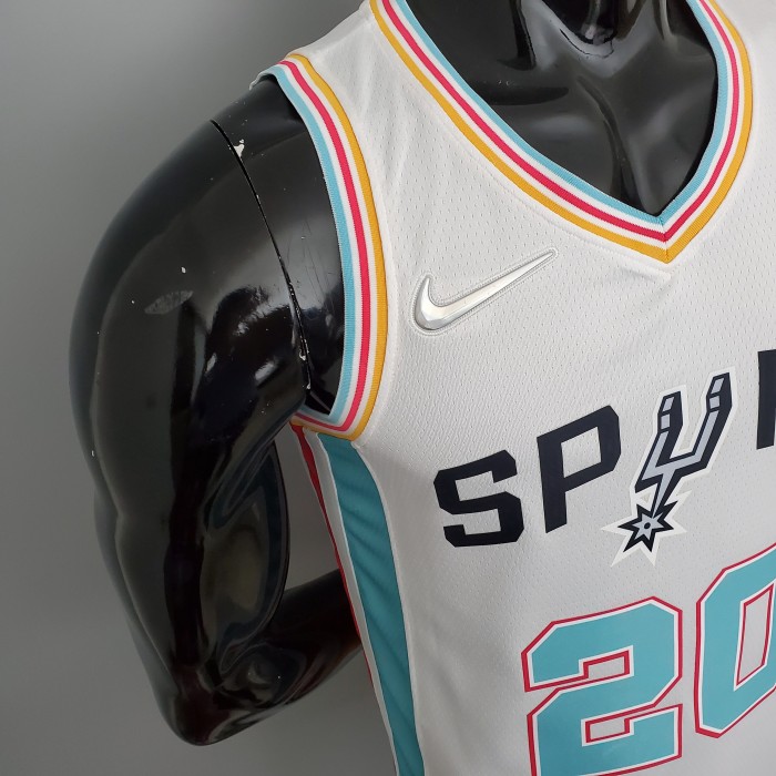 Manu Ginobili San Antonio Spurs 2022 City Edition Swingman Jersey White