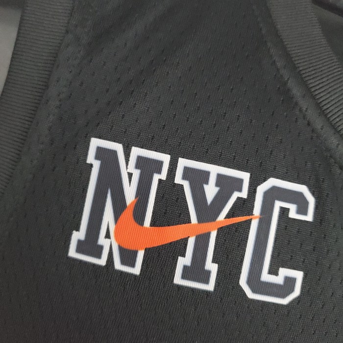 Carmelo Anthony New York Knicks City Edition Swingman Jersey Black