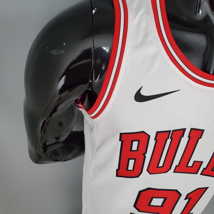 Dennis Rodman Chicago Bulls 75th Anniversary Swingman Jersey White