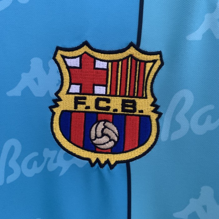 Barcelona Away Long Sleeve Retro Jersey 1996/97