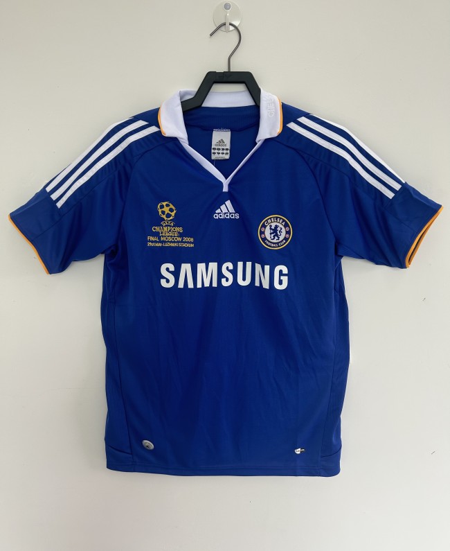 Chelsea Home Retro Jersey Champions League Final 2008