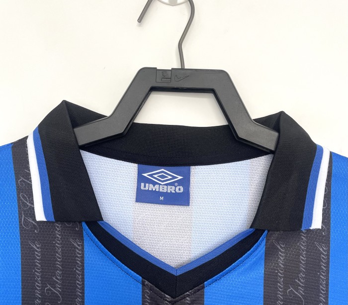 Inter Milan Home Long Sleeve Retro Jersey 1997/98