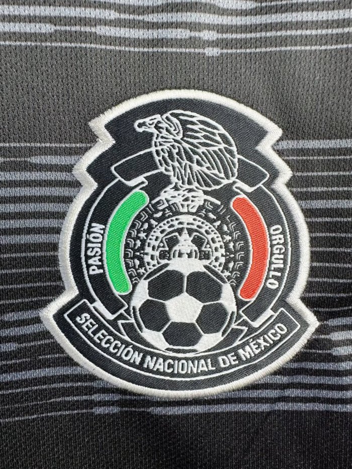 Mexico Home Retro Long Sleeve Jersey 2019