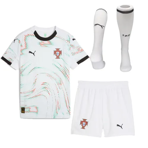 Portugal 2025 Away Kids Suit & Socks