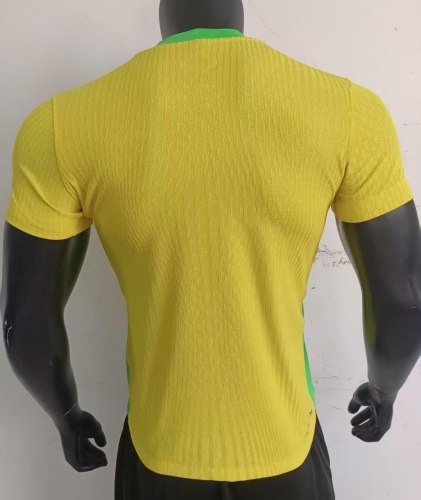 Brazil 2025 FIFA Women's World Cup Home Player Version Man Jersey