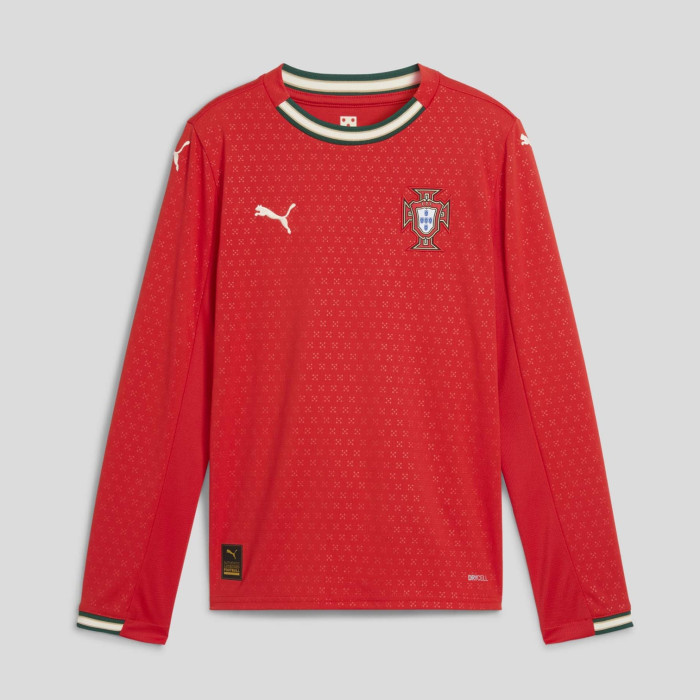 Portugal Euro 2025 Home Long Sleeve Man Jersey
