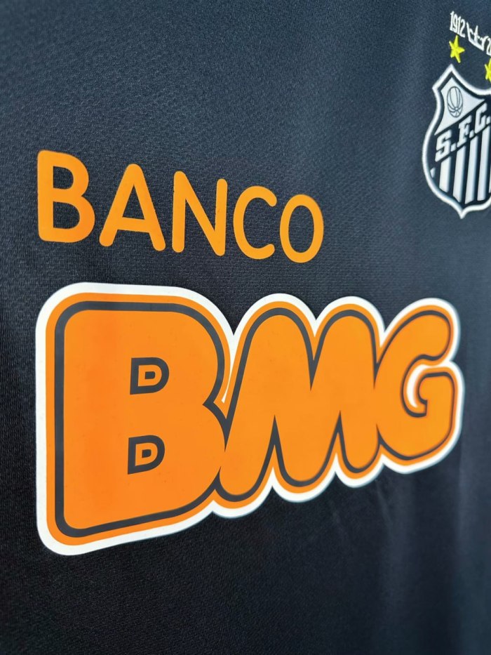 Santos Black Retro Man Jersey 2012/13