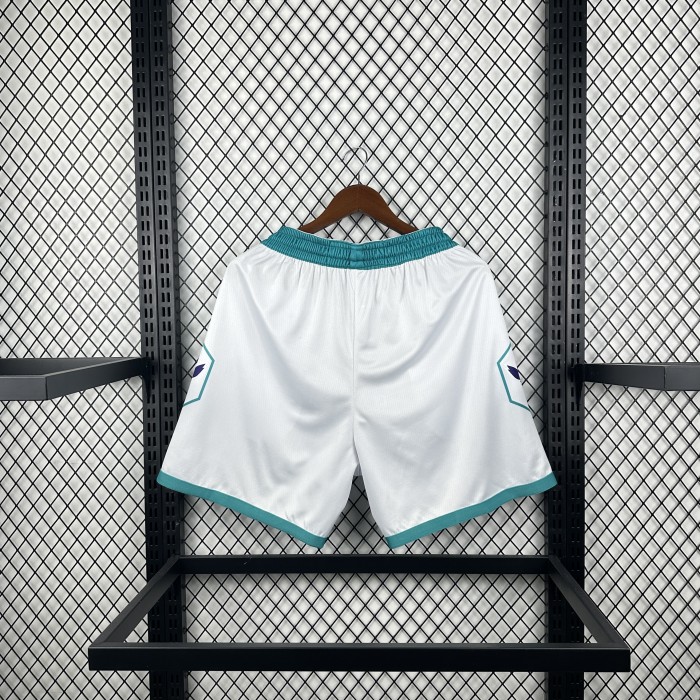Charlotte Hornets Team Basketball Shorts White 20/21