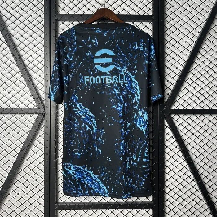 Inter Milan Blue Scale Pattern Man Jersey 25/26