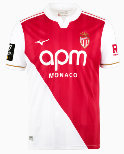 AS Monaco Home Man Jersey 25/26