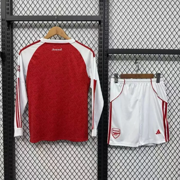 Arsenal Home Long Sleeve Kids Suit 25/26