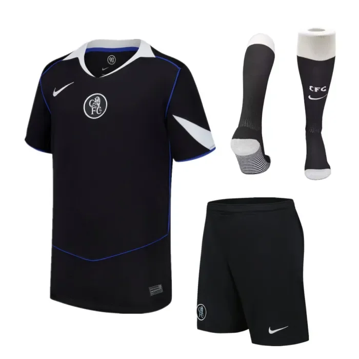 Chelsea Third Kids Suit & Socks 25/26