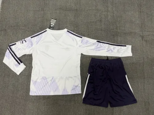 Manchester United Away Long Sleeve Kids Suit 25/26