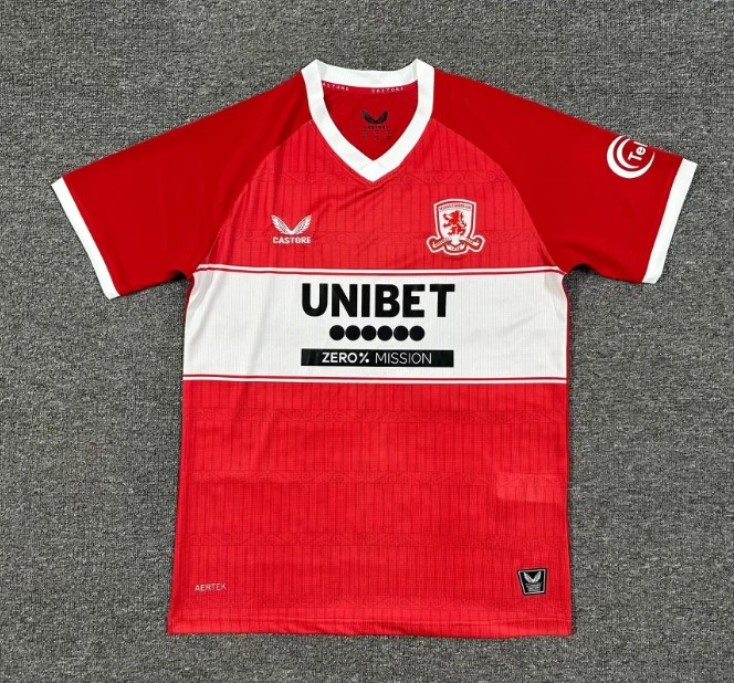 Middlesbrough Home Man Jersey 25/26