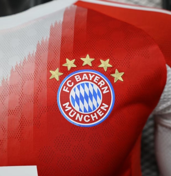 Bayern Munich Home Player Long Sleeve Jersey 25/26