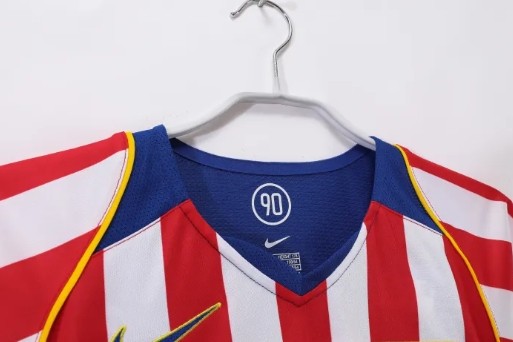 Atletico Madrid Home Retro Jersey 2004/05
