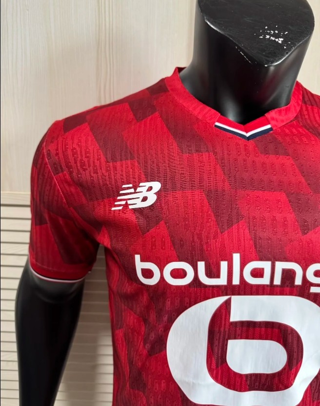 Lille Olympique Home Men Player version Jersey 25/26