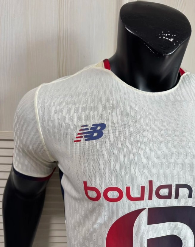 Lille Olympique Away Men Player version Jersey 25/26