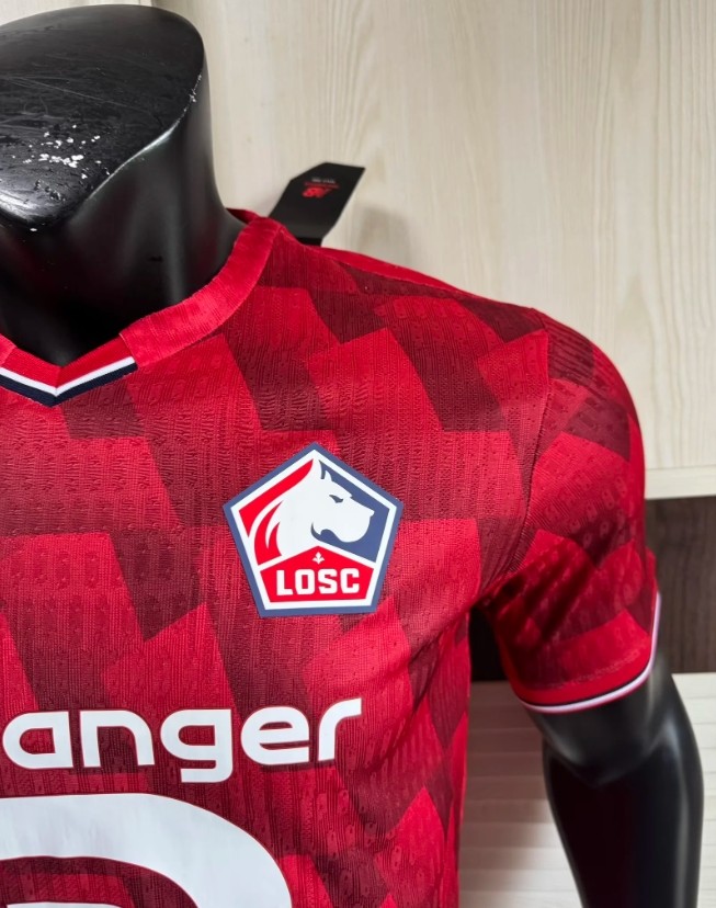 Lille Olympique Home Men Player version Jersey 25/26