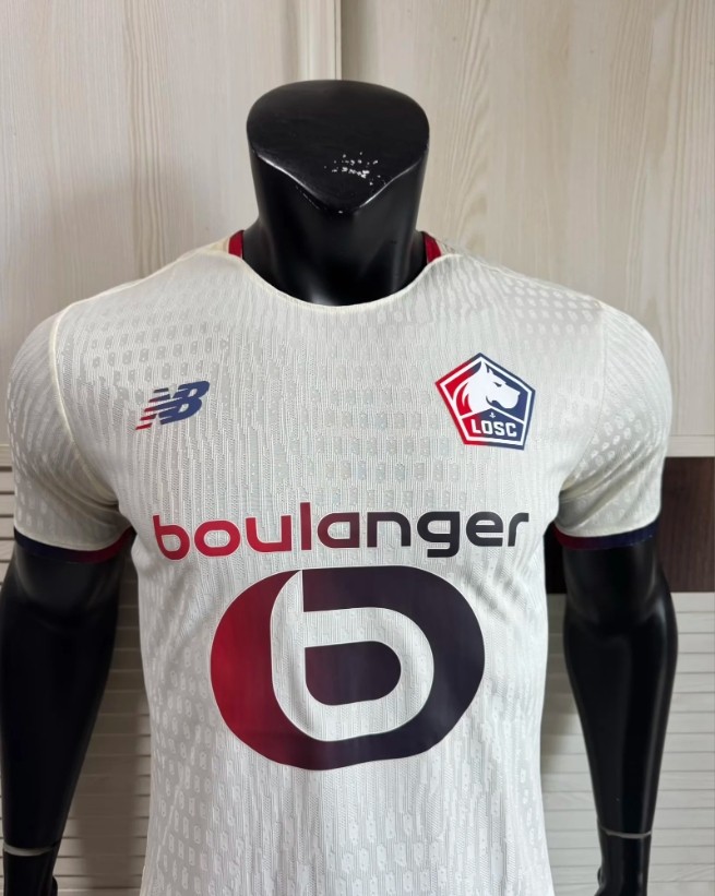 Lille Olympique Away Men Player version Jersey 25/26