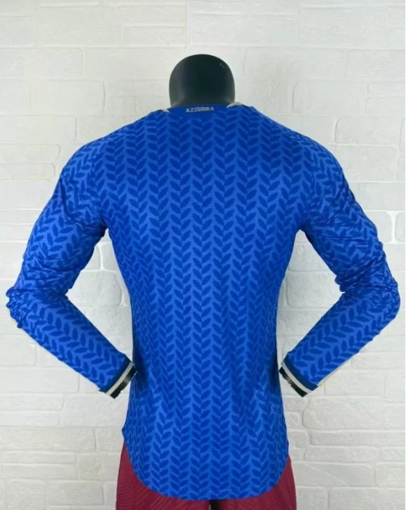 Italy 2026 World Cup Home Player Long Sleeve Men Jersey