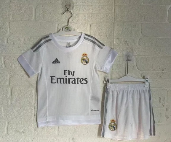 Real Madrid Home Retro Kids Suit 2015/16