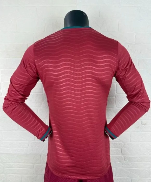 Portugal 2026 World Cup Home Player Version Men long sleeve Jersey
