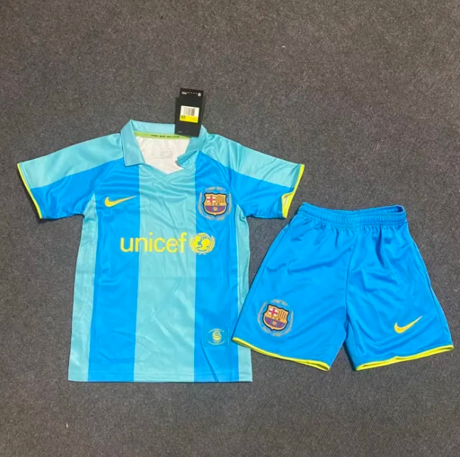 Barcelona Away Retro Kids Suit 2007/08