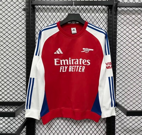 2025 Arsenal navy long sleeve padded sweater S-4XL