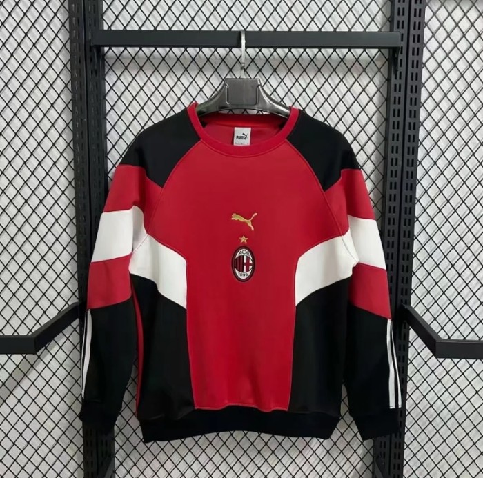 AC Milan Hoodless Sweatshirt Training Jersey 25/26