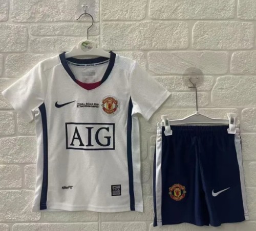 Manchester United Away Retro Kids Suit 2008/09