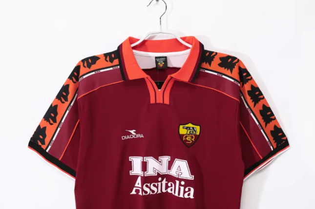 AS Roma Home Retro Jersey 1998/99