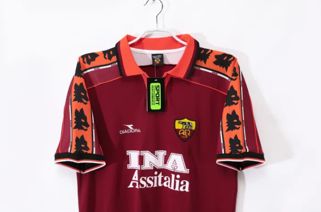 AS Roma Home Retro Jersey 1998/99