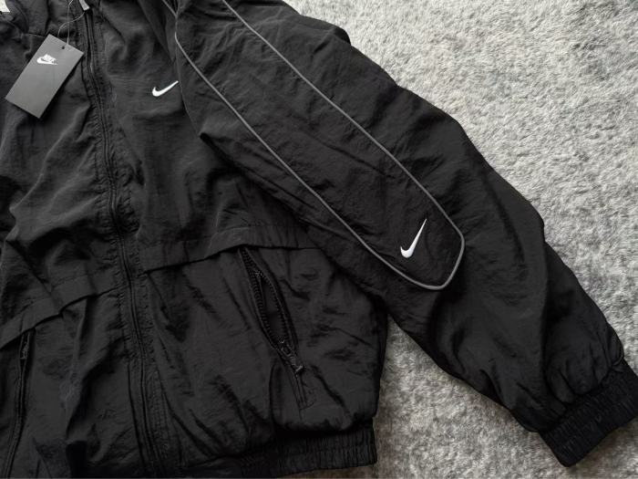 Nike two-color reflective collar coat windbreaker jacket coat!