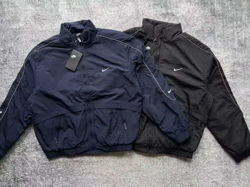Nike two-color reflective collar coat windbreaker jacket coat!