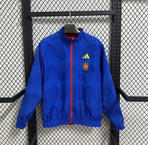 Spain Double-Sided Training Windbreaker 2025